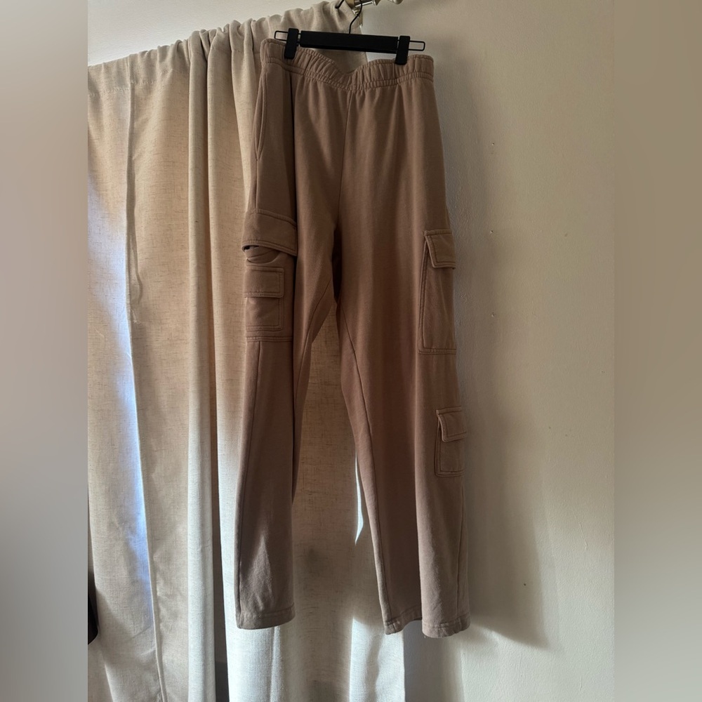 Garage Ultrafleece cargo sweatpants - Tan/khaki size M
